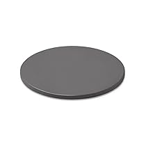 Weber Pietra Pizza – Piccola (Ø 6cm), Pietra per pizza in cordierite smaltata, Riscaldamento rapido e distribuzione uniforme del calore, per BBQ a carbone da Ø26cm, gas, pellet, elettrici -Nero(18413)