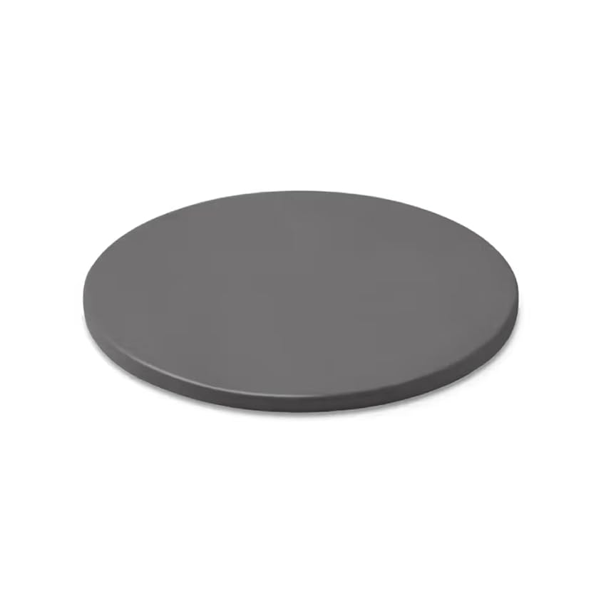 Weber Pietra Pizza - Piccola (Ø 6cm), Pietra per pizza in cordierite smaltata, Riscaldamento rapido e distribuzione uniforme del calore, per BBQ a carbone da Ø26cm, gas, pellet, elettrici -Nero(18413)