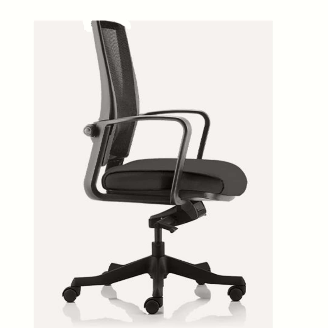 Style Executive Office Low Back Ergonomic Mesh Chair, Black Office chair with Lumbar Support