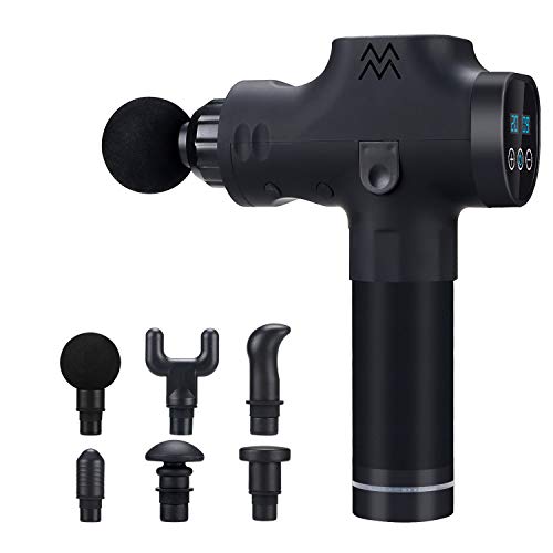 Massage Gun Deep Tissue Percussion Muscle Massager for Athletes,MaxLax Quiet Portable Handheld Fitness