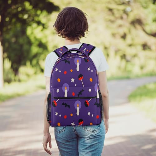 Sac à dos bougie multicolore pour le collège et les loisirs