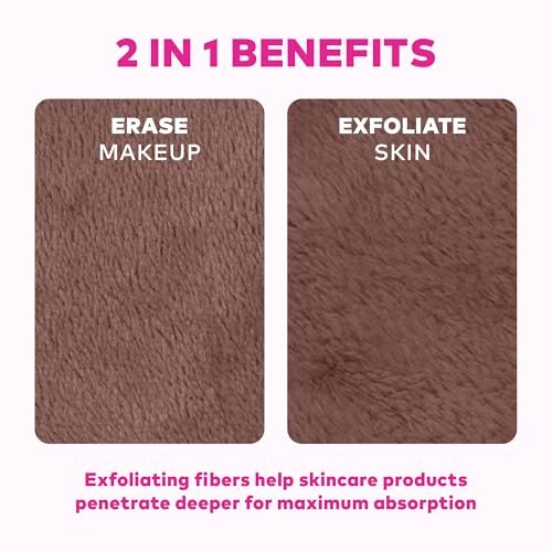 Image of The Original MakeUp Eraser 7-Day Set, Erase All Makeup with Just Water, Including Waterproof Mascara, Eyeliner, Foundation, Lipstick, Sunscreen, and More! Coffee Break, 7ct.