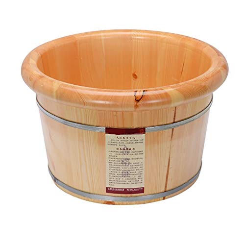 Cubeta de baño para pies de madera con aroma natural