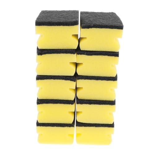 FELTECHELECTR 10 Pièces Lot De Éponges De Nettoyage Pour Vaisselle Anti-rayures Efficaces Contre Les Taches Et La Graisse Pour Cuisine Maison