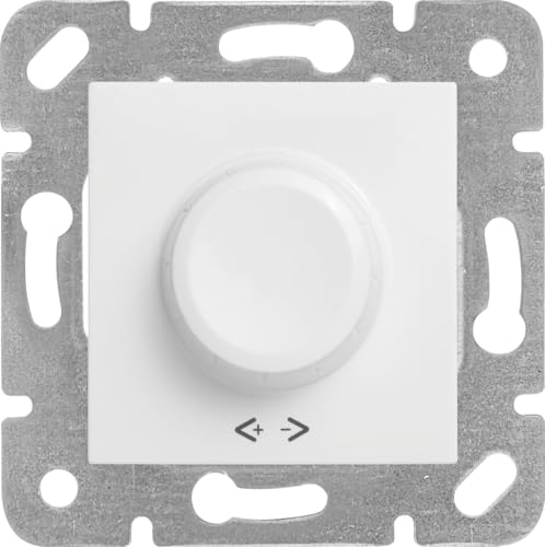 Karre/Meridian Beyaz Floresan Dimmer 1 10V Mekanizma ve Düğme/Kapak