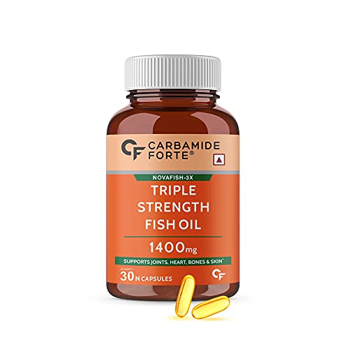 Carbamide Forte Triple Strength Omega 3 Fish Oil 1400mg with Multivitamin Capsule for Men & Women – 30 Capsules Carbamide Forte Triple Strength Omega 3 Fish Oil 1400mg with Multivitamin Capsule for Men & Women – 30 Capsules