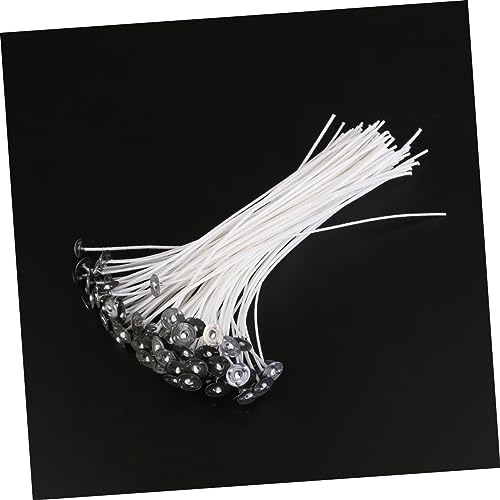 Mechas para velas de algodón natural pre-enceradas 30 pcs miniatura 3