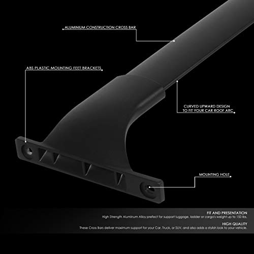 Pair Oe Style Aluminum Roof Rack Rail Cross Bars Cargo Carrier Compatible With Infiniti Qx56 Qx80 11-19 #TOP1