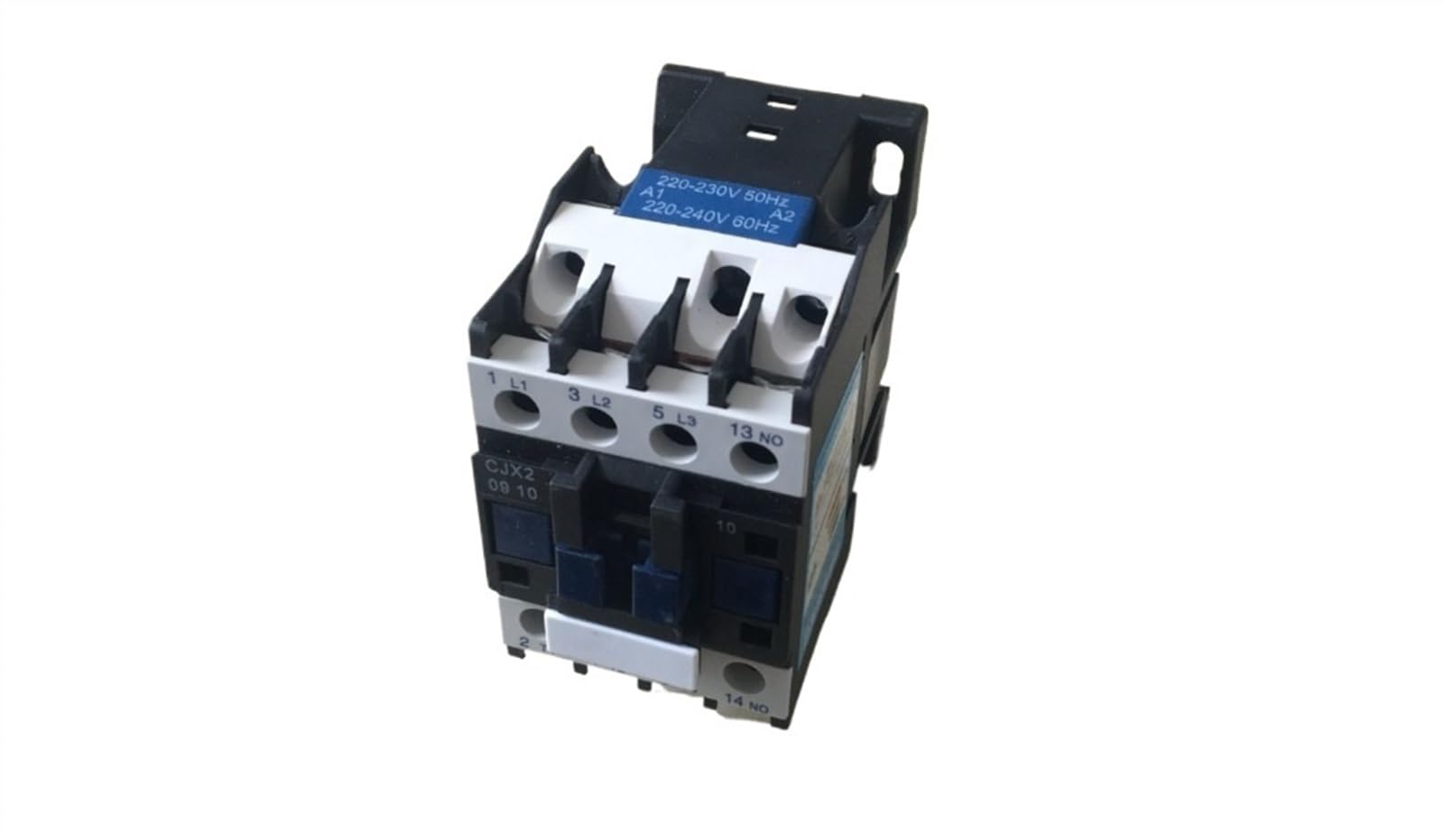 Contacteur de moteur triphasé à bobine CJX2-09 avec contact auxiliaire 1NO 9A 660V haute isolation