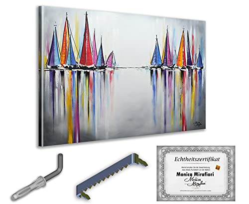 Monica Mirafiori I 100% Pintado a Mano I 120x80 cm I Cuadro pintado a mano I Pintura I Arte moderno