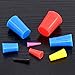 Swpeet 100Pcs High Temp Silicone Rubber Protective Tapered Plug Assortment Kit, Masking System Kit Perfect for Powder Coating, Painting, Anodizing, Plating & Media Blasting
