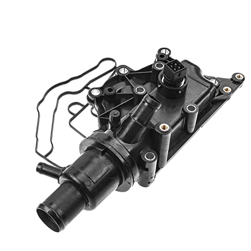 Frankberg Réfrigérateur Thermostat avec boîtier Joint Compatible avec Clio II 1998-2008 Clio II Casten/Hatchback 2003-Aujourd'hui Laguna II 2001-2007 Cover