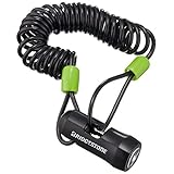 ブリヂストン(BRIDGESTONE) コンパクトワイヤーロック 自転車 鍵 ブラック 盗難防止 防犯 軽量 直径3×180cm WL-SP1