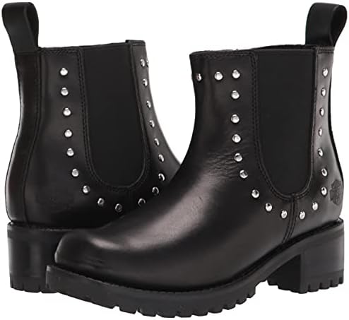 HARLEY-DAVIDSON FOOTWEAR Women's Ashby Pull On Boot, Black, 11 | Image 6