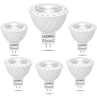 Lacmisc Bombillas LED GU5.3 MR16 LED 7W Blanco Frío 6000k Equivalente 60W Bombilla Halógena No Regulable DC/AC 12V
