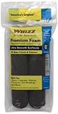 Work Tools International 54064 6-Inch Premium Black Foam Paint Roller Cover, 2-Pack
