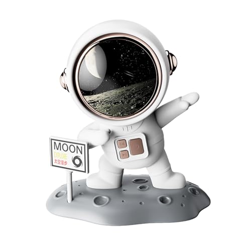 Zestivra Altavoz Portátil | Altavoz Astronauta para Mesas,10 Metros de Alcance, Batería Recargable, Subwoofer Inalámbrico para Camping, Senderismo, Picnic y Escritorio