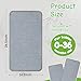 RAINFLOW Portable Changing Pads - Changing Table Liner,2 Pack Reusable Changing Pad Cover Waterproof,14.5