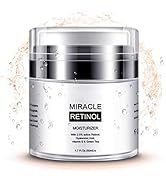 Retinol Cream for Face - Facial Moisturizer with Hyaluronic Acid and Vitamin E, Hydrating Face Lo...