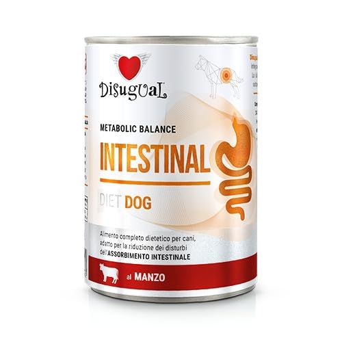 Disugual Dieta Cibo umido per Cani Intestinale 6 x 400 gr