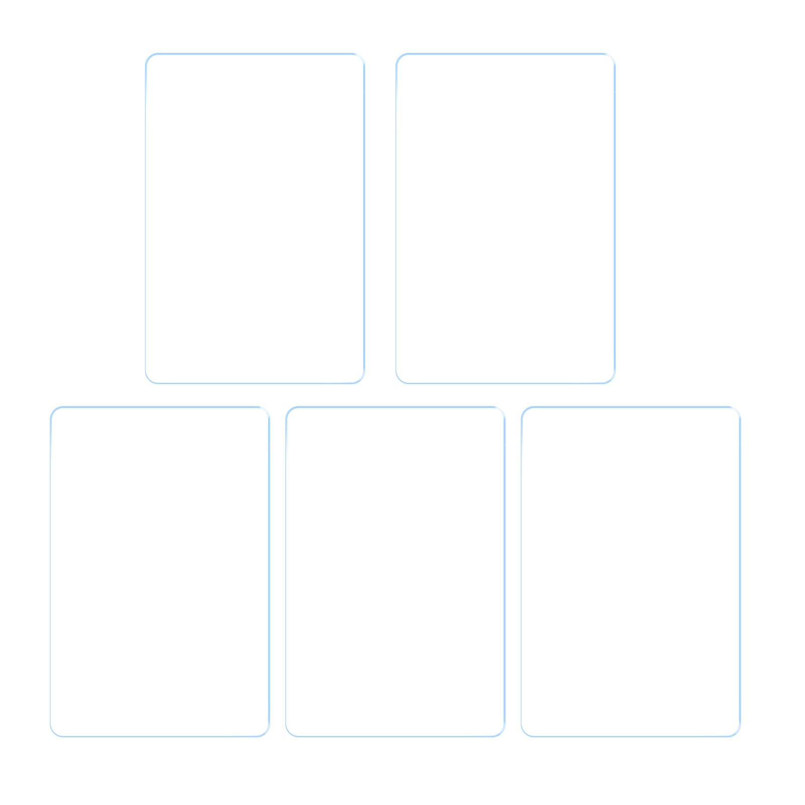 5 PCS for Game Consoles Screen Protector Clear Screen for Anti Oil/Water Clear Soft PET Films