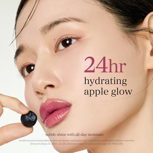 Image of NOONI Korean Lip Oil - Appleacaiberry | Long-Lasting, Moisturizing, Plumping, Revitalizing for Dry Lips, Waterproof, No Peel Off, Korean Tint, Hydrating Lip Stain, Nourishing Crystal Clear, 0.12 FL Oz