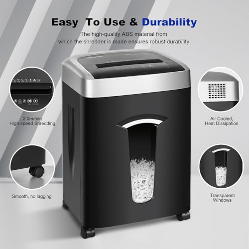 Wingwise 120-Minute Paper Shredder P-4/Manual 15 Sheet/30L/120mins の商品画像 6