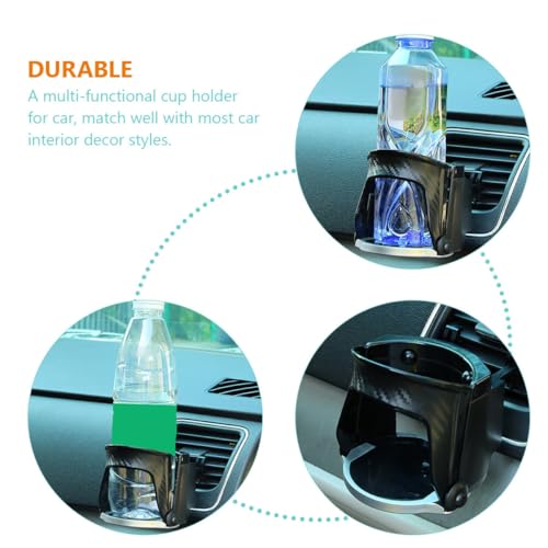 Soporte portavasos para auto con ventilación Ipetboom negro miniatura 3