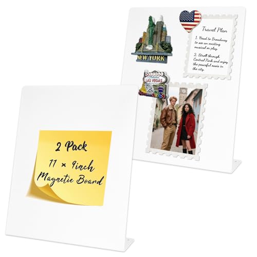 2 Pack Magnetic Board,Magnet Board,Metal...
