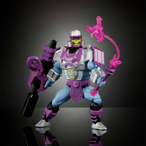 Les Maîtres de ' Univers x Transformers Figurine Megatron Armor Skeletor heo European Exclusive 14 cm - vue 7