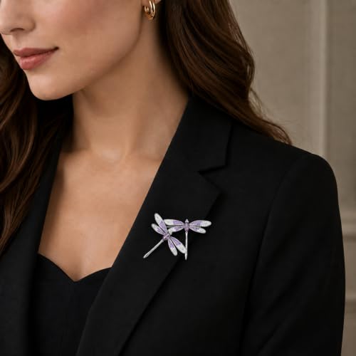 Image of Fashion Dragonfly Booch Pin Jewelry Gift for Women