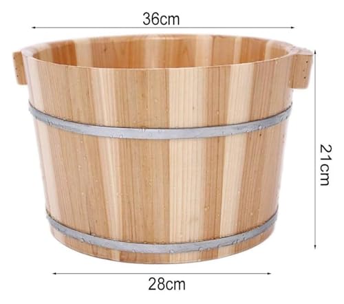 Tina de madera maciza para pies y spa de relajación miniatura 7