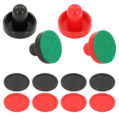 16 PCS Air Hockey Pucks and Paddles, Great Goal Handles Pushers,...