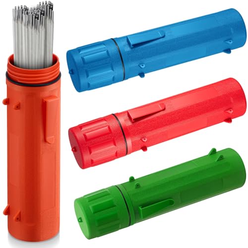 Image of Zonon 4 Pcs Welding Rod Storage Tube 14 Inch Tig Rod Holder, 4 Colors