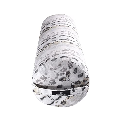 Image of Hugger Mugger Round Yoga Bolster - Firm Round Shape, Higher Profile, Great Under Knees, Soft Support, Handmade in The USA