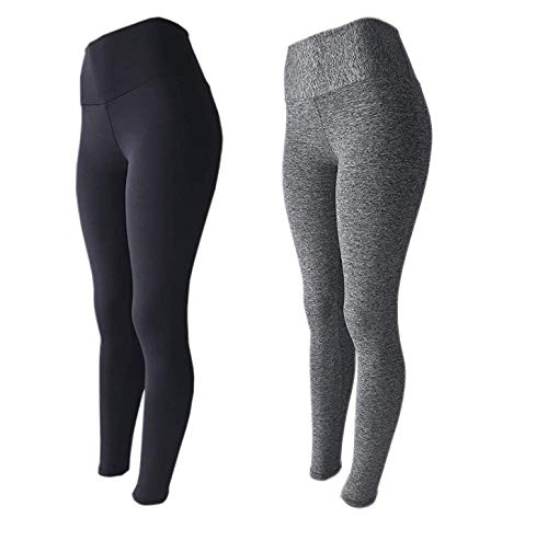 Kit com 2 Legging Suplex Basic (Preto-Cinza mescla, G)