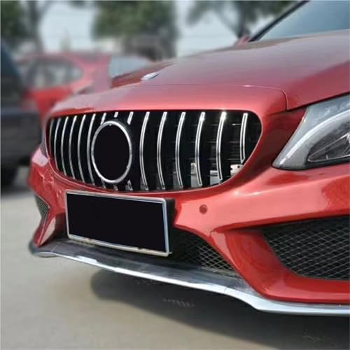 Calandre noire Mercedes Classe C W205 14-18 avec trou caméra