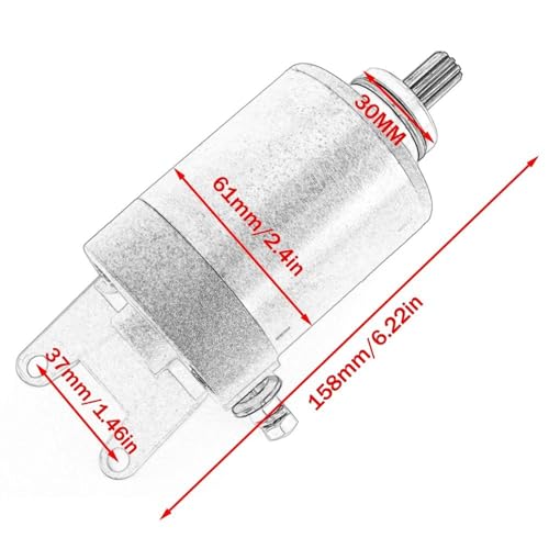 Motor de arranque para Derbi Terra 125 elimina fallos de arranque frío 3