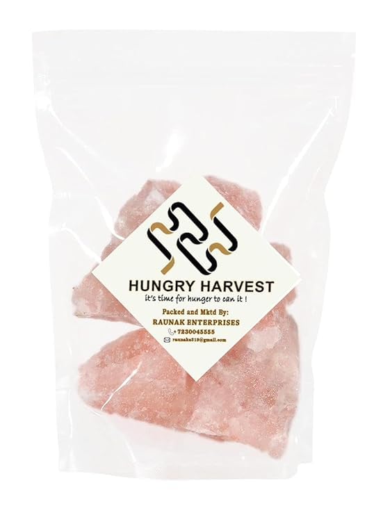 Hungry Harvest Himalayan Pink Rock Salt Crystal Chunks Stone 200 gm Whole Natural Himalayan Pink Rock Salt Sendha Namak Healthy Cooking No Adulteration (B09V38GBYP) Amazon Price History, Amazon Price Tracker