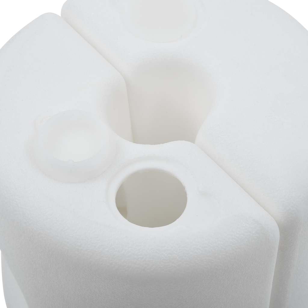Tomostar Lot de 4 Poids pour Tonnelle, Pieds de Barnum Poids pour Belvédère 4 pcs PE Blanc