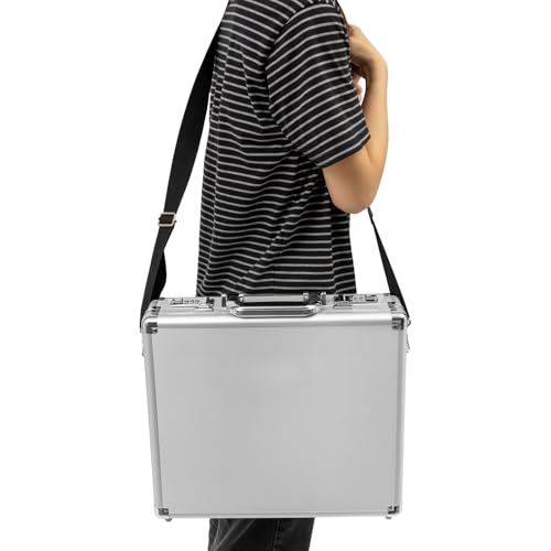 File Organizer Storage Box,Portable Locking Storage Totes with Combination Locks4