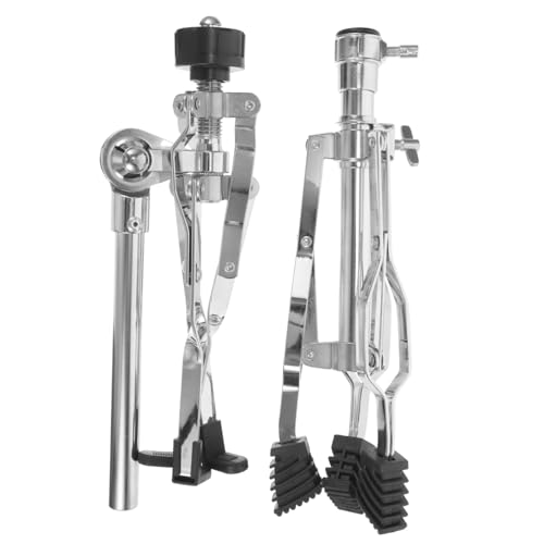 GOOHOCHY Heavy Duty Snare Drum Stand Drumstick Holder and Tripod Shelf for Drum Accessories