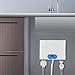 Electric Water Heater, 5.5kw 220v Tankless Water Heater Sink Wall Mounted Hot Waters Heaters Portable Electric Instant Heater Tool with Hanging Holes for Homes Schools Hospitals