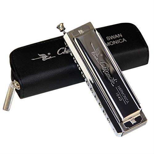Nouvel Harmonica Chromatic Blues Harmonica C Key W 10 trous 40 tons - Les Beatles, Paul McCartney, John Lennon, RIngo Starr, George Harrison Nouvel Harmonica Chromatic Blues Harmonica C Key W 10 trous 40 tons – Image 3
