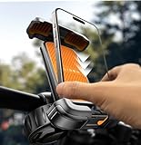 Einfache Installation ohne Werkzeug: Diese Handyhalterung Fahrrad lässt sich schnell und einfach ohne externe Hilfsmittel installieren. Während der Montage können Sie das mechanische Geräusch der drehenden Zahnräder genießen. Die handyhalterung fahrrad lenker kann mit einer Hand bedient werden, sodass Sie Ihr Handy auch während der Fahrt problemlos anbringen und abnehmen können.