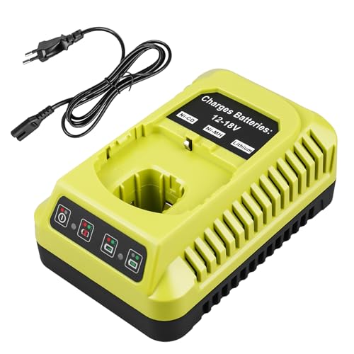 Chargeur de rechange 18 V pour Ryobi : chargeur polyvalent P117, chargeur 12 V ~ 18 V pour ryobi, chargeur de batterie pour Ryobi ONE+ P118 P108 P107 P104 P105...