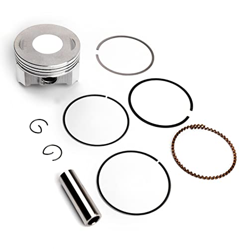 Areyourshop Piston Ring Kit +0.50mm for Honda XL200R 1983-1984, XR200R 1981-2002, XR200 1980-1983 Bore Size 66.00mm