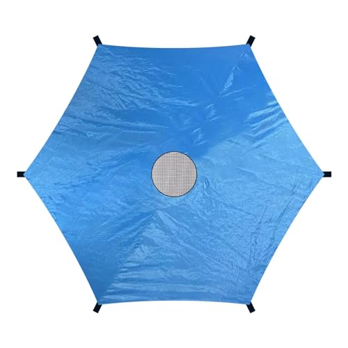 Parasol para cama elástica – Parte de trampolín | Toldo Oxford impermeable | Accesorios de lona para trampolín anti-UV para verano caluroso, se adapta a camas elásticas de 6, 8 pies y 10 pies