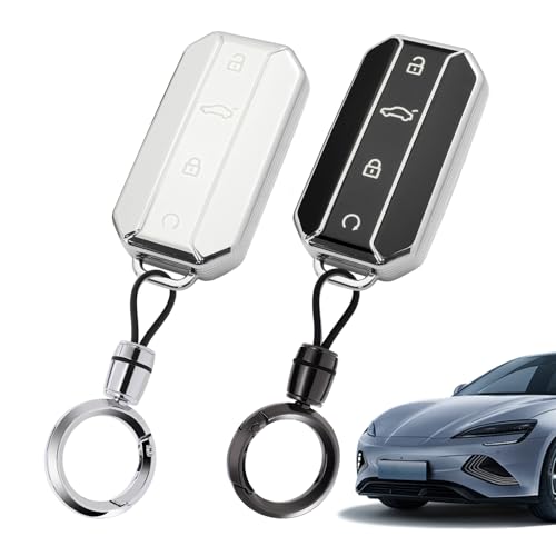 2 PCS Key Fob Cover for Jaecoo 7 Key Fob Holder, with 2 Keyc