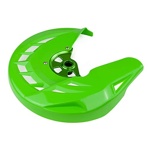 Nicecnc Green X-Brake Front Disc Rotor Guard Cover Compatible With Kawasaki Kx125 Kx250 2006-2008 Kx250F 2006-2019 Kx450F 2006-2018 Klx450R 2008-2015,See Fitment #TOP10
